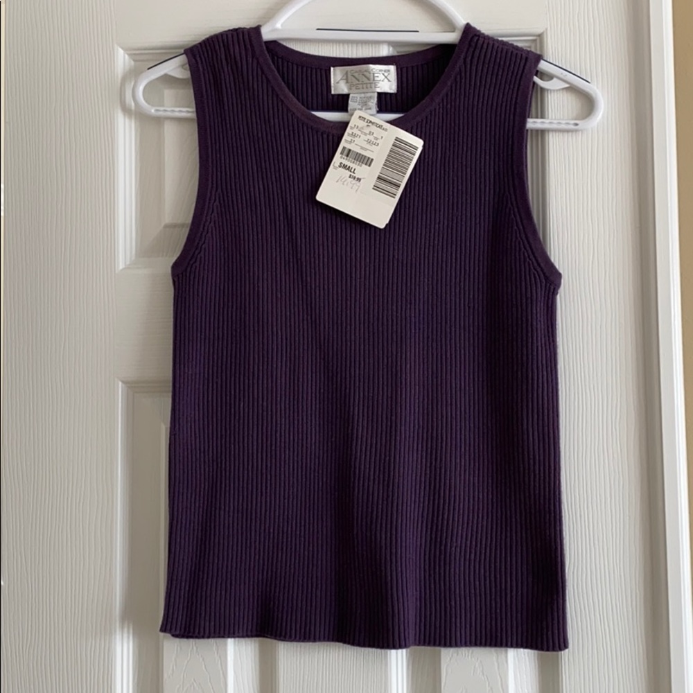 Sweater tank style top